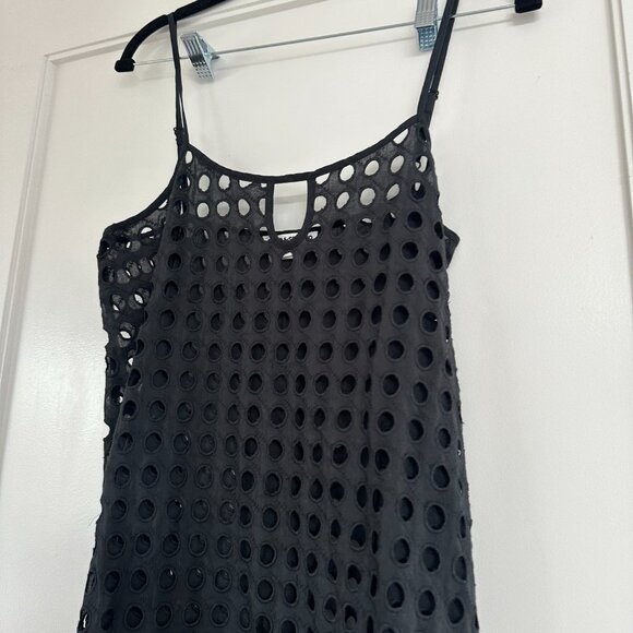 NWOT Solid & Striped Annika Midi Dress Black Eyelet Spaghetti Strap Size Small - Picture 6 of 9